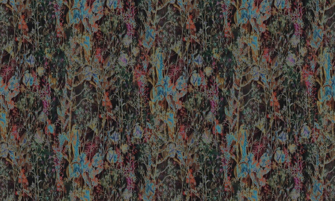 Arte 29540 Lush Wildflower - tapeta tekstylna w łąkę