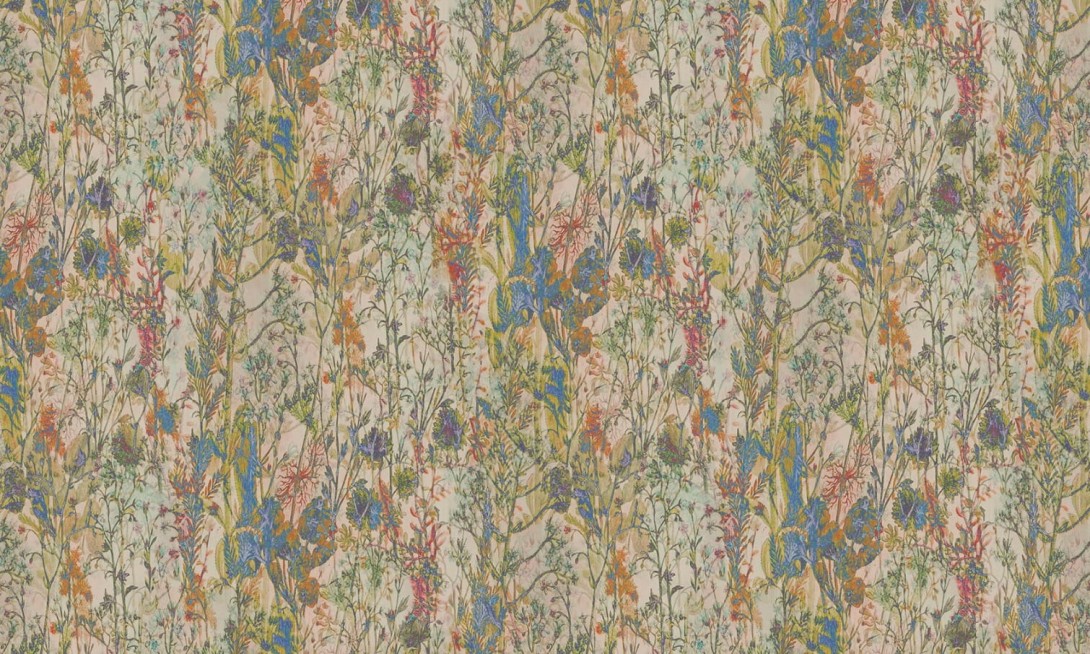 Arte 29541 Lush Wildflower - tapeta tekstylna w łąkę