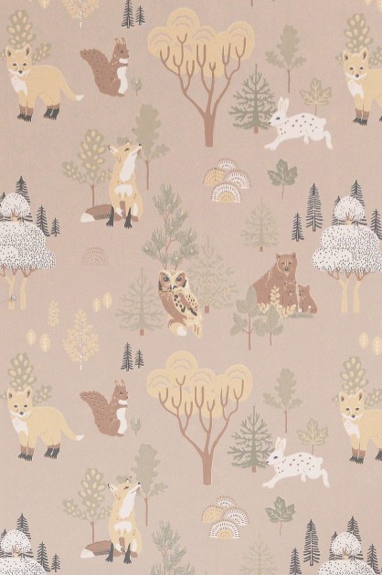Tapeta Majvillan Deep Forest 145-03 Soft Beige