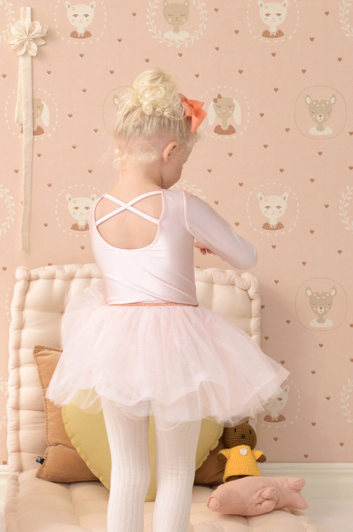 Tapeta Majvillan Hearts 148-01 Dusty Warm Pink