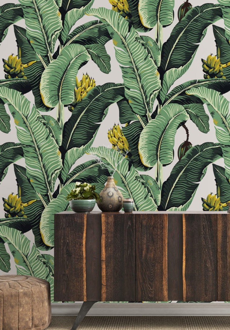 Tapeta Jungle Palm Banana [2 rolki]