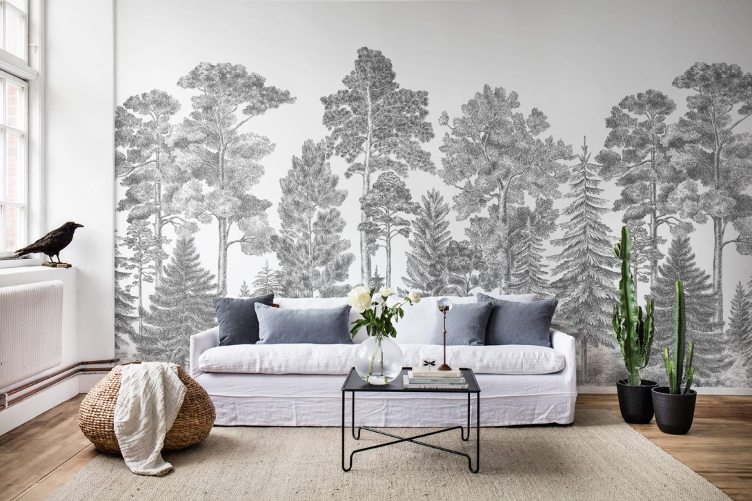 Fototapeta Rebel Walls Scandinavian Bellewood, Gray R17201