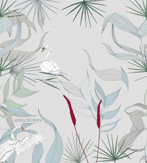 Mural Wall & Deco Contemporary 2021 Swan WDWN2101