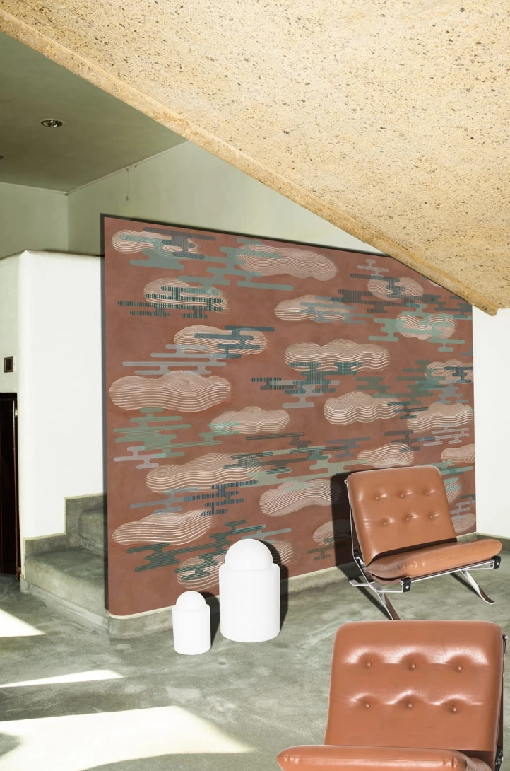 Mural Wall & Deco Contemporary 2021 Nuages de Deux Mondes WDNU2101
