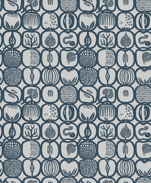 Tapeta Boras Tapeter Scandinavian Designers III 1973 Stig Lindberg Fruktlåda