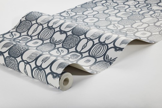 Tapeta Boras Tapeter Scandinavian Designers III 1973 Stig Lindberg Fruktlåda