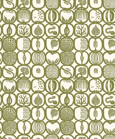 Tapeta Boras Tapeter Scandinavian Designers III 1971 Stig Lindberg Fruktlåda