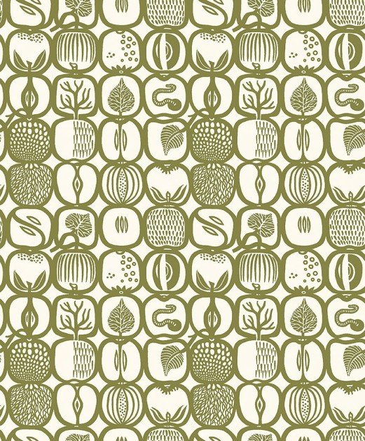 Tapeta Boras Tapeter Scandinavian Designers III 1971 Stig Lindberg Fruktlåda