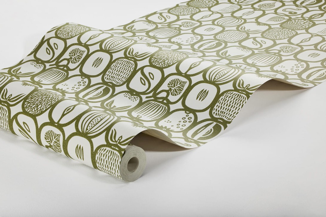 Tapeta Boras Tapeter Scandinavian Designers III 1971 Stig Lindberg Fruktlåda