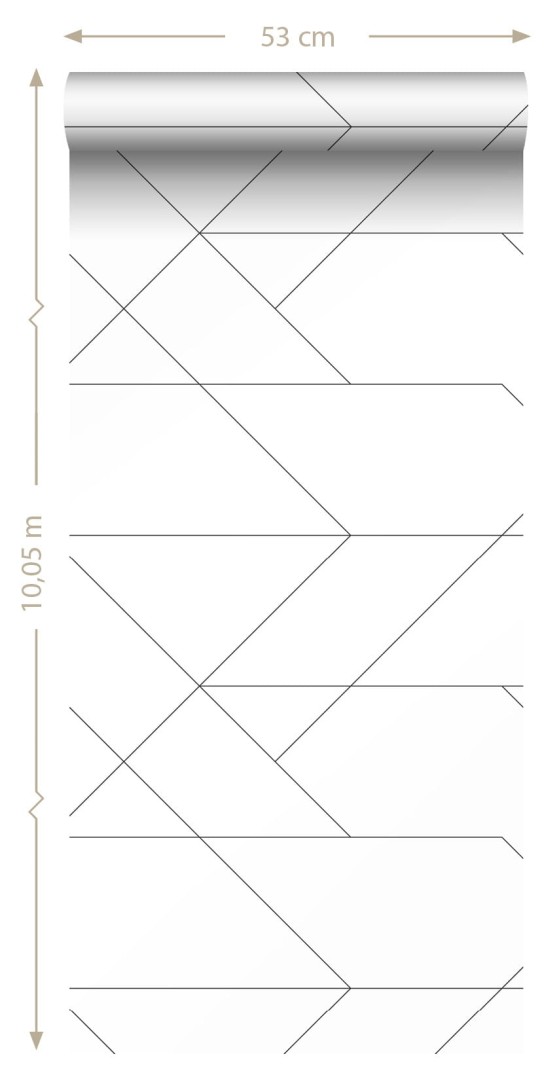 Tapeta Esta Black & White With A Splash Of Gold 139235