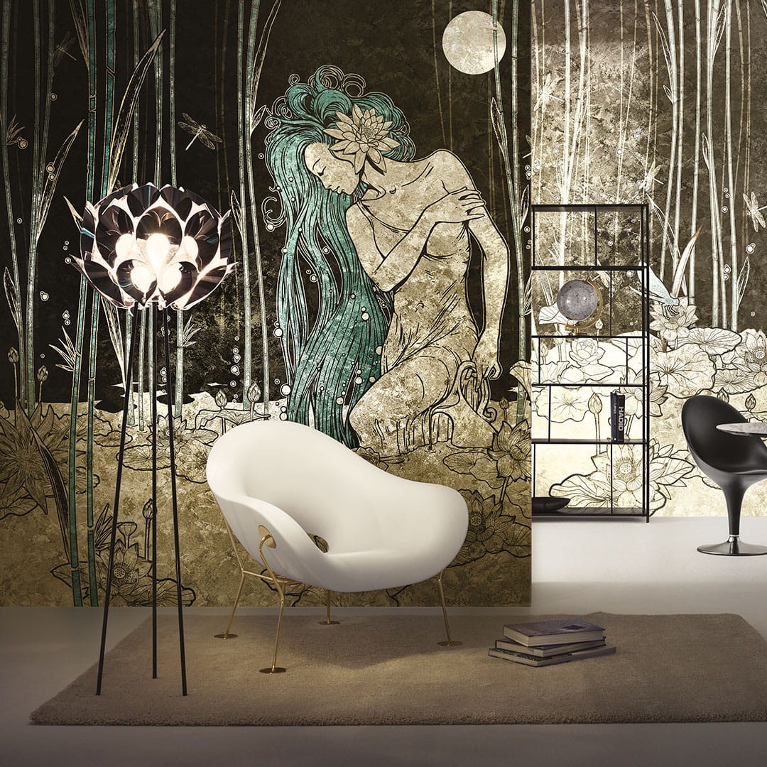 Mural Inkiostro Bianco GoldenWall INKROJY1801 Bluemoon