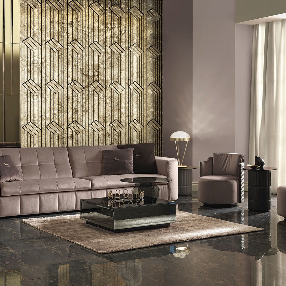 Mural Inkiostro Bianco GoldenWall INKFBZM1802 Goldfinger