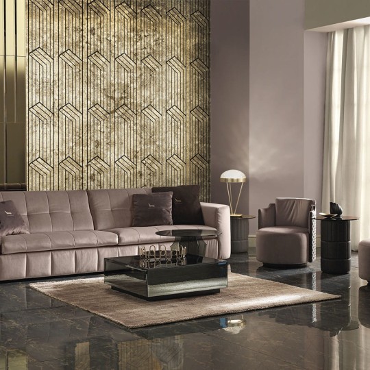 Mural Inkiostro Bianco GoldenWall INKFBZM1802 Goldfinger