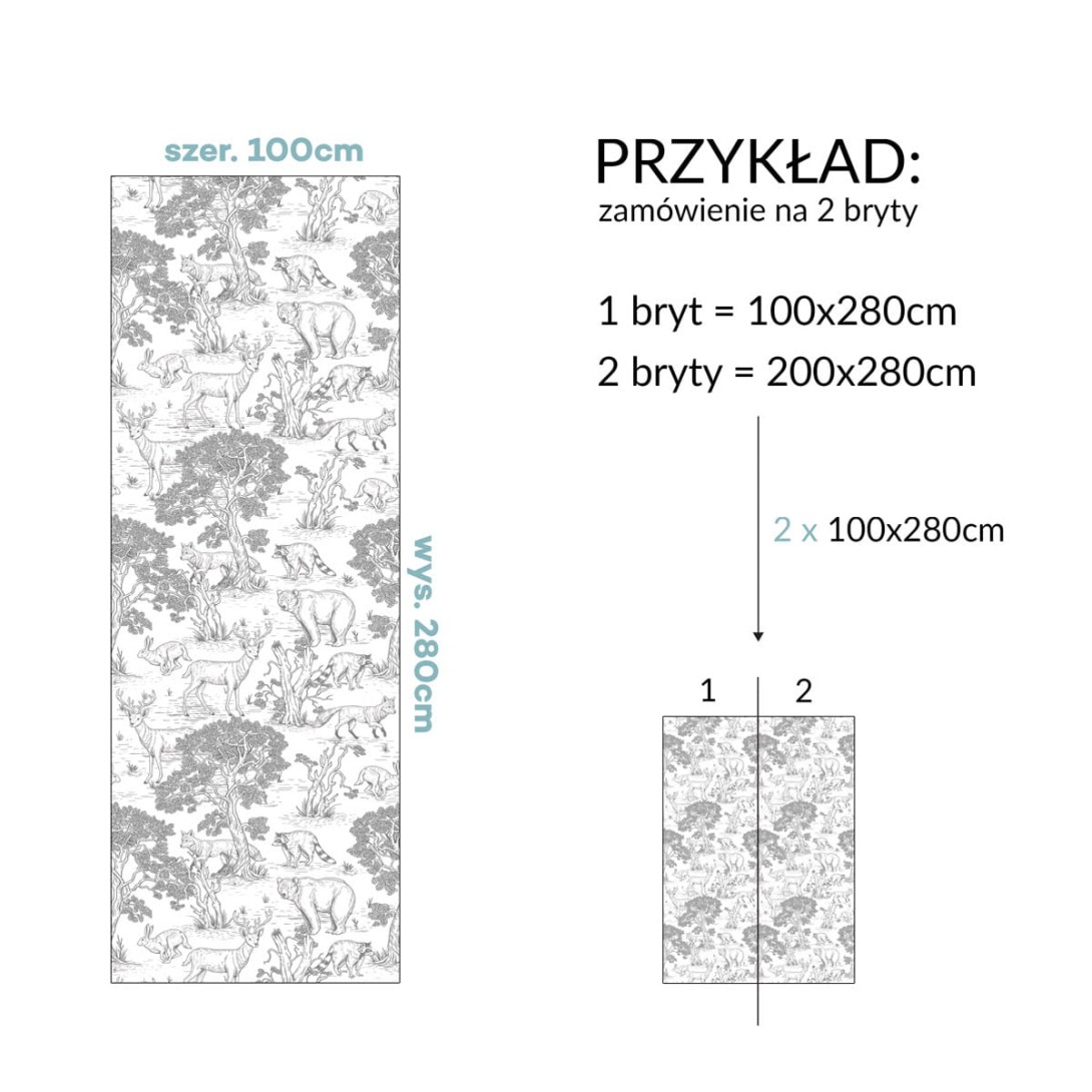 Tapeta Dekornik Animals White DEKO.TAP.057