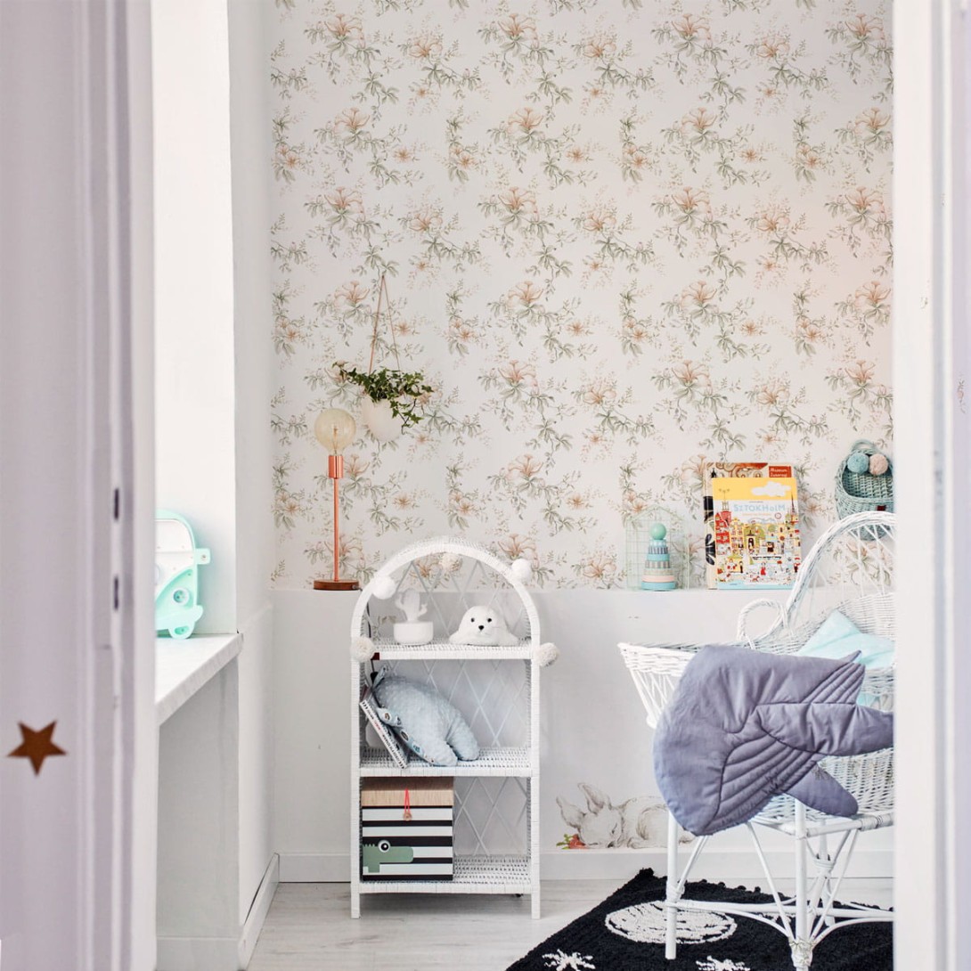 Tapeta Dekornik Flowers Of Wilderness White DEKO.TAP.128