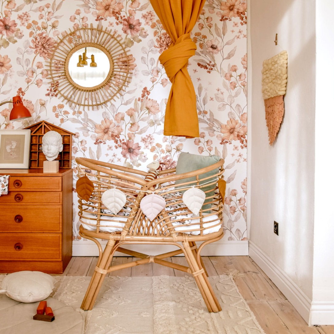 Tapeta Dekornik Jesienna Łąka White DEKO.TAP.115