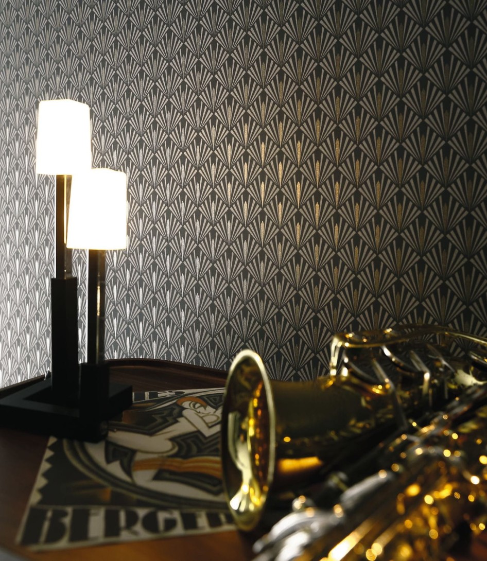 Tapeta Casamance Delta 73920232 Stein