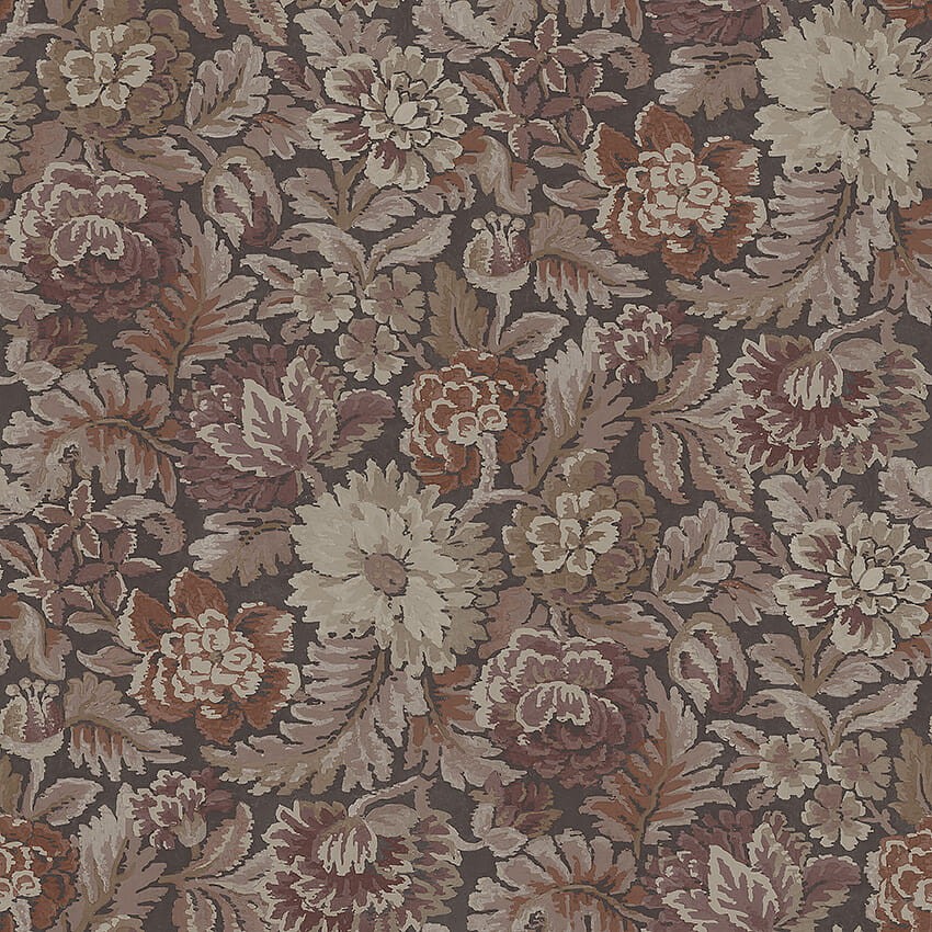 Boras Tapeter 3563 Cottage Garden Nightingale Red - tapeta w kwiaty