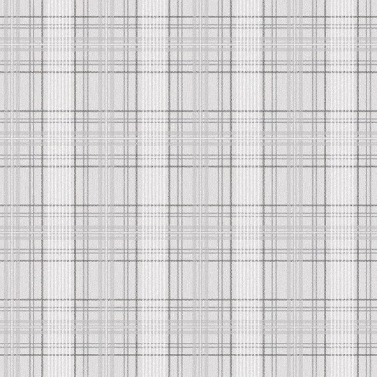 Boras Tapeter 3581 Cottage Garden Tailor’s Tweed Gray - tapeta w szkocką kratkę
