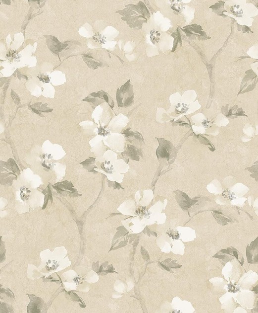 Boras Tapeter 3584 Cottage Garden Helen’s Flower Yellow - tapeta w kwiaty