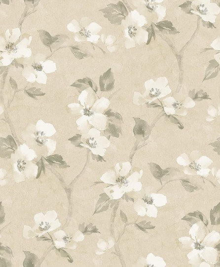 Boras Tapeter 3584 Cottage Garden Helen’s Flower Yellow - tapeta w kwiaty