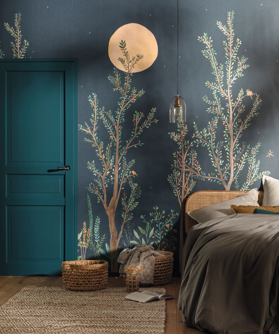 Tapeta Caselio Green Life GNL 10166 65 20 Midnight Walk