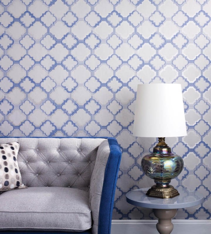 Tapeta Osborne And Little - Verdanta Wallpapers - Quatrefoil - W6599 - 01 - 01