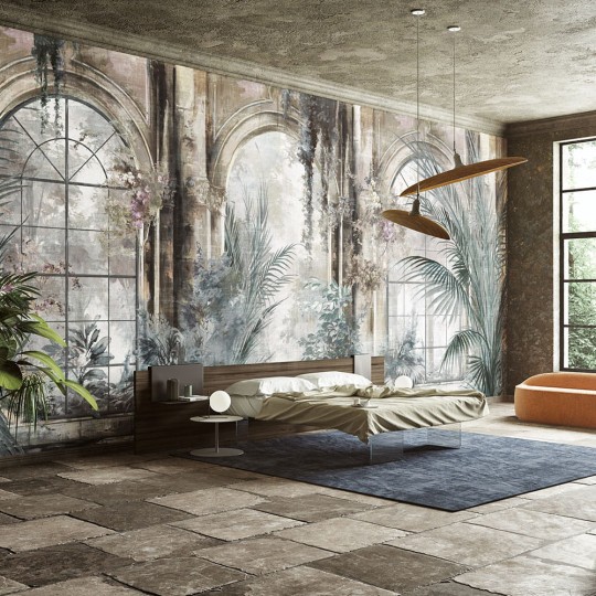 Mural Inkiostro Bianco Reminiscenze INKTBIR2101 Evan Limited