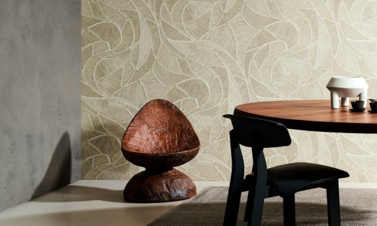 Arte 64510 Manila Spiral Linen - tapeta w spiralny wzór z efektem wyszywania