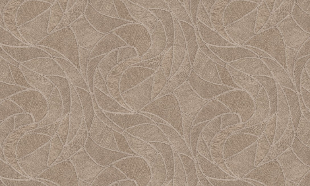 Arte 64511 Manila Spiral Taupe - tapeta w spiralny wzór z efektem wyszywania