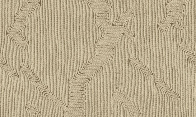 Arte 64522 Manila Edge Soft Beige - tapeta w sznurkowy relief