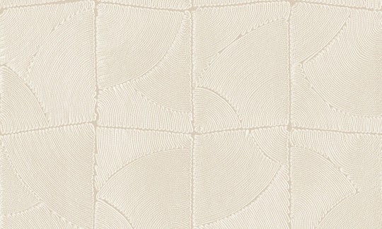 Arte 64531 Manila Atlas Soft Beige - tapeta geometryczna z efektem wyszywania