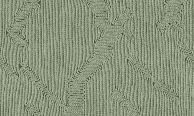 Arte 64523 Manila Edge Olive - tapeta w sznurkowy relief