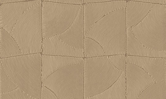 Arte 64532 Manila Atlas Camel - tapeta geometryczna z efektem wyszywania