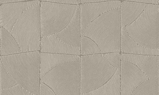 Arte 64533 Manila Atlas Ash - tapeta geometryczna z efektem wyszywania