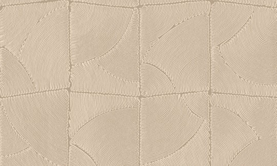 Arte 64534 Manila Atlas Sand - tapeta geometryczna z efektem wyszywania