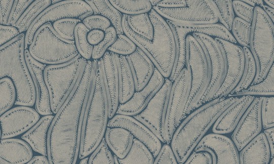 Arte 64540 Manila Flore Harbour - tapeta florystyczna z efektem wyszywania