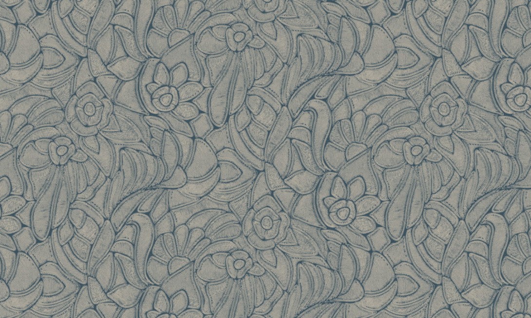Arte 64540 Manila Flore Harbour - tapeta florystyczna z efektem wyszywania