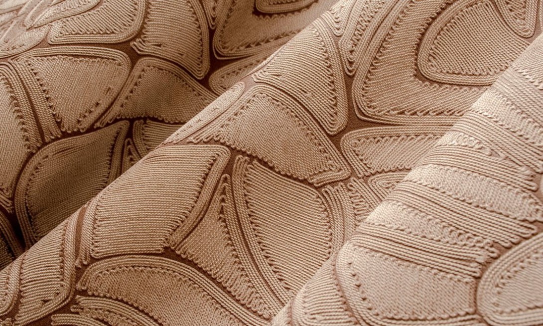 Arte 64543 Manila Flore Dunes - tapeta florystyczna z efektem wyszywania