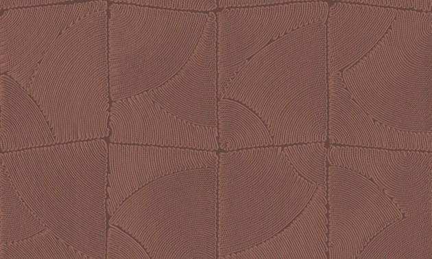 Arte 64535 Manila Atlas Brick - tapeta geometryczna z efektem wyszywania