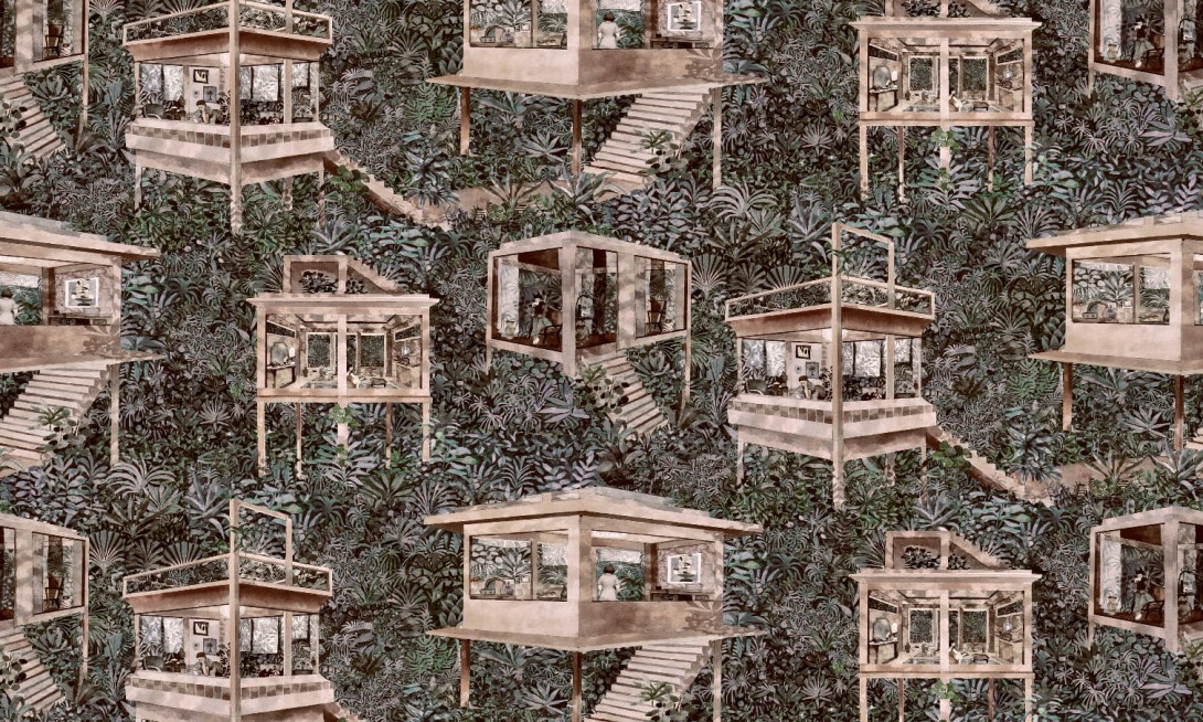 Tapeta Arte Decors & Panoramiques 97581 Palafitas Amazonia