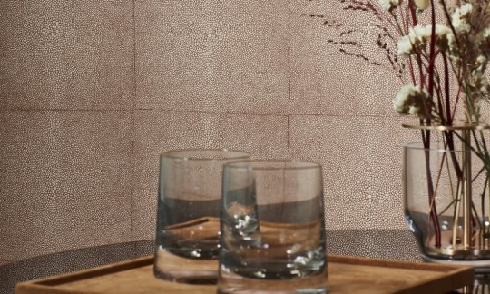 Arte 85522 Icons Shagreen Rose Brown - tapeta imitująca skórę shagreen