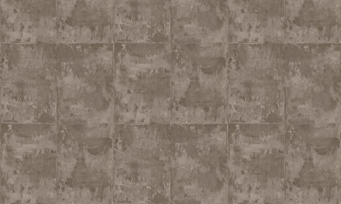 Arte 85505 Icons Platinum Taupe - tapeta metaliczna z blokowym wzorem