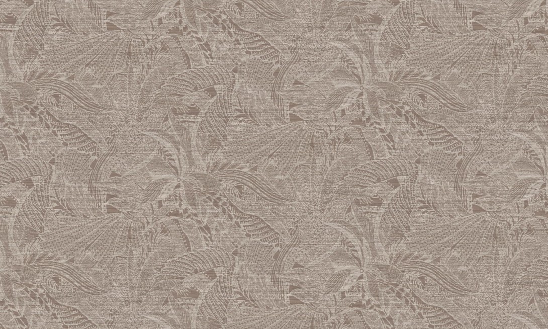 Arte 85561 Icons Symbiosis Sepia - tapeta roślinna z efektem rattanu