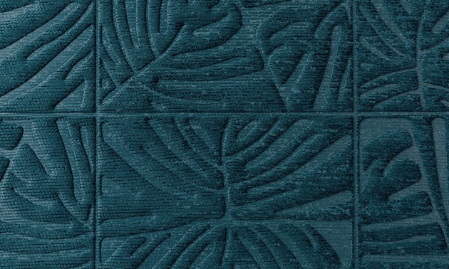Arte 43022 Yala Monstera Petrol - tapeta tekstylna 3D w liście monstery