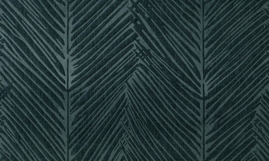 Arte 43033 Yala Palma Teal - tapeta tekstylna 3D w liście palmy