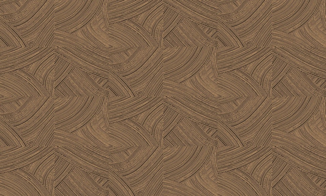 Arte 66000 Cameo Arado Warm Gold - tapeta w geometryczna w pociągnięcia pędzla