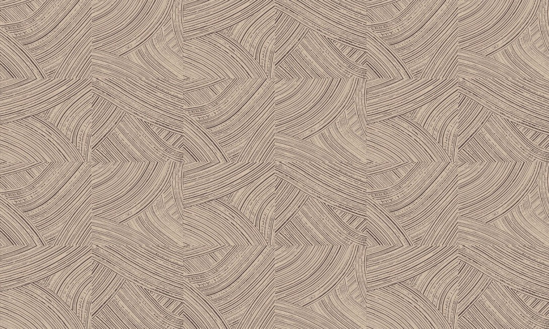 Arte 66004 Cameo Arado Mushroom - tapeta w geometryczna w pociągnięcia pędzla