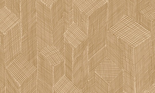 Arte 66012 Cameo Shibam Plaster Beige - tapeta w sizalowy patchwork