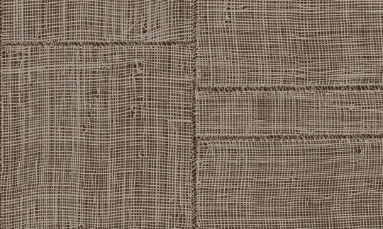 Arte 66061 Cameo Twine Warm Steel - tapeta imitująca patchwork z rafii